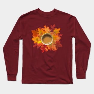 Coffee in Fall Long Sleeve T-Shirt